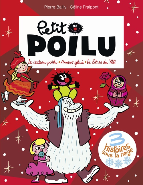 ebook cover of Petit Poilu Poche - Recueil - 3 histoires sous la neige, by Fraipont Céline