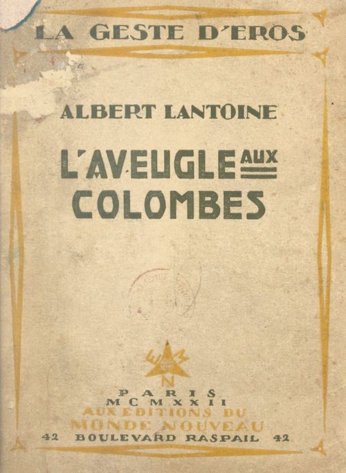 Couverture ebook de L'aveugle aux colombes : Elisçuah, de Albert Lantoine