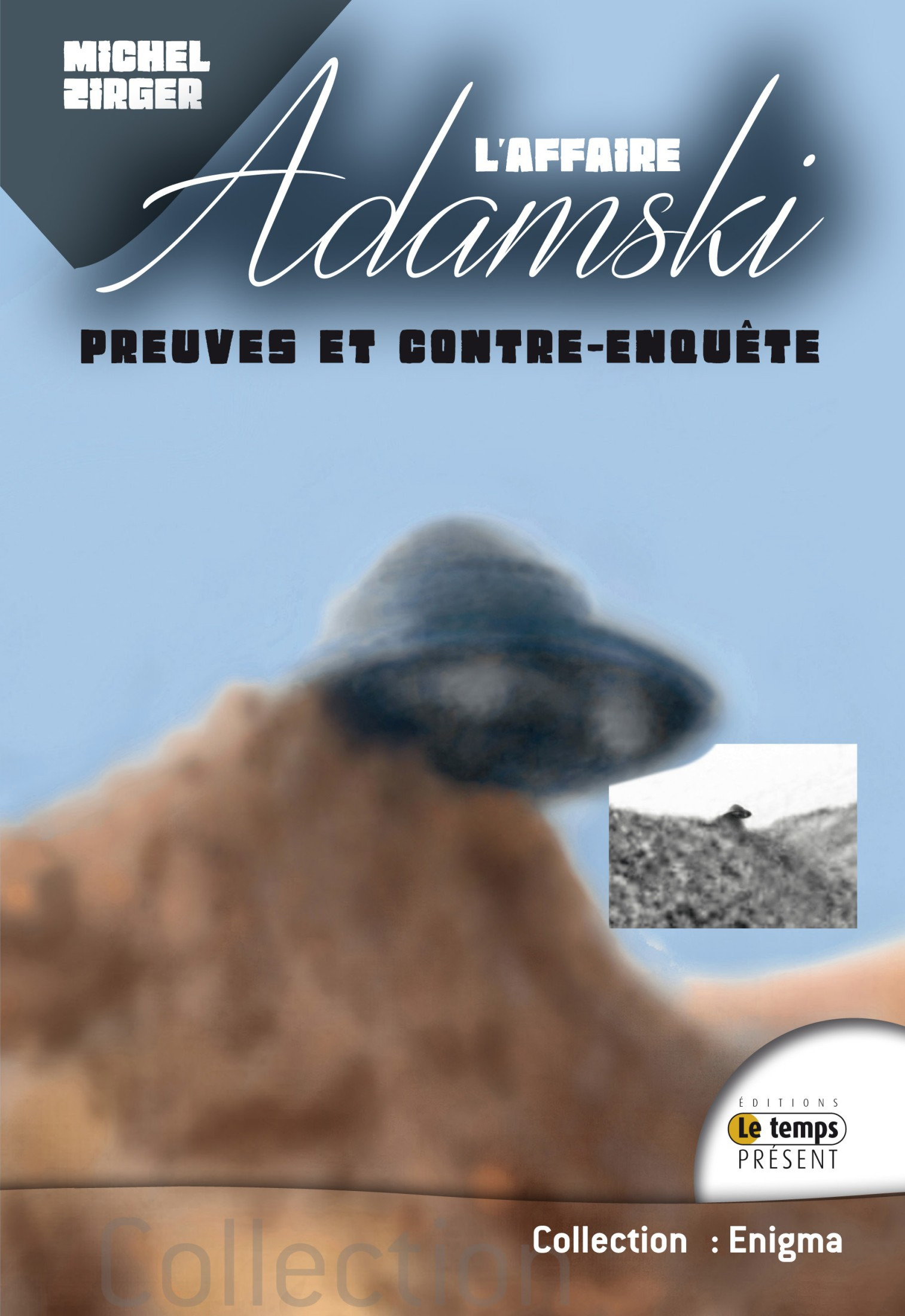 Couverture ebook de L'affaire Adamski, de Michel Zirger