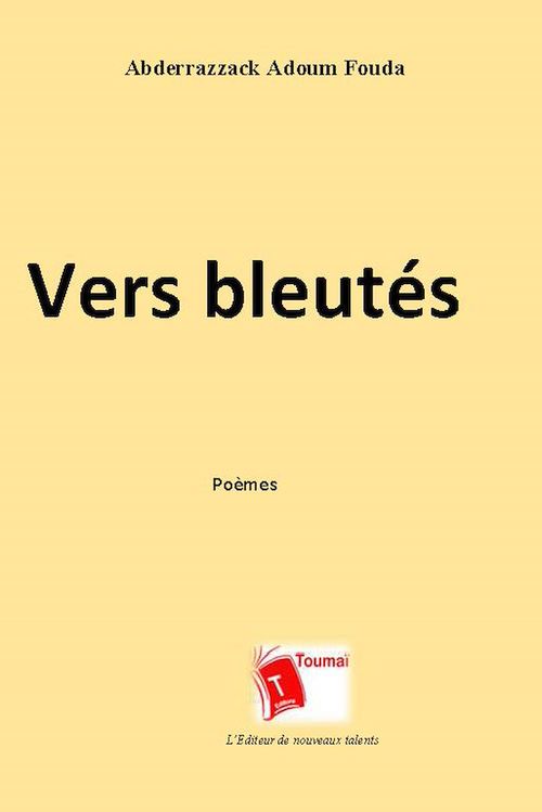 Couverture ebook de Vers bleutés, de Abderrazzack Adoum Fouda