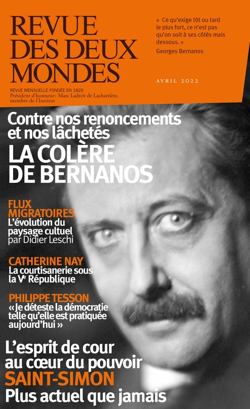 Couverture ebook de Revue des Deux Mondes avril 2022, de Collectif
