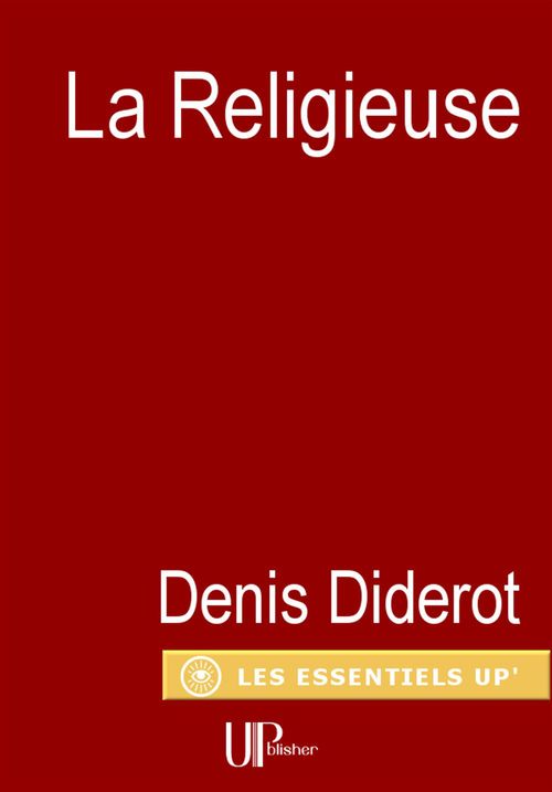 ebook cover of La Religieuse, by Denis Diderot