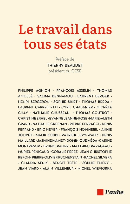 Couverture ebook de Le travail dans tout ses états, de Collectif