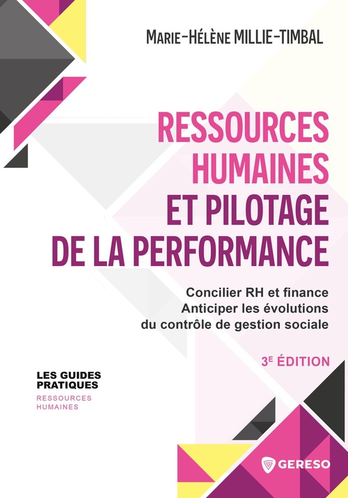 ebook cover of Ressources humaines et pilotage de la performance, by Marie-Hélène Millie-Timbal