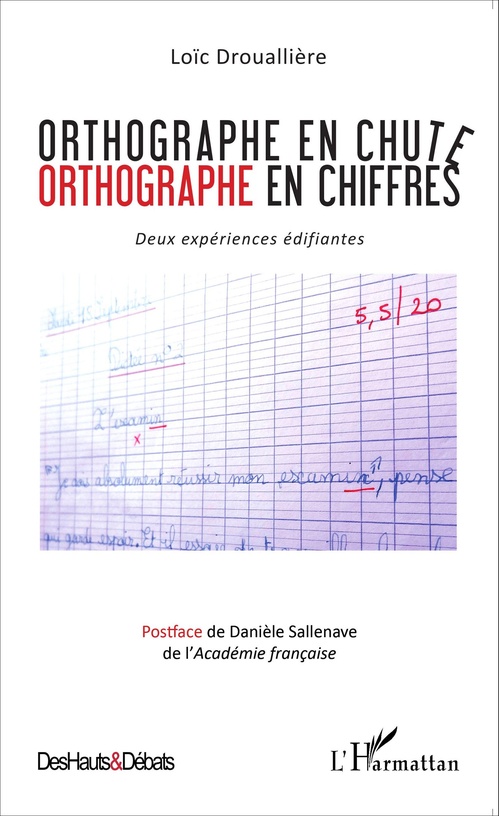 Couverture ebook de Orthographe en chute, de Loïc Drouallière