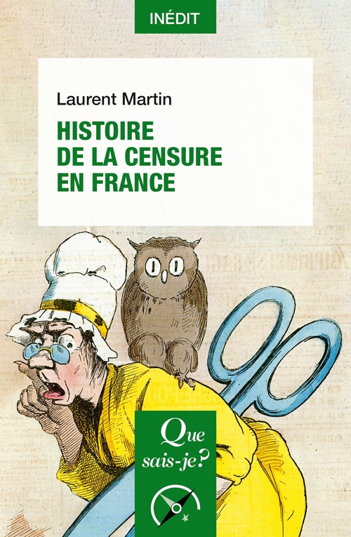 Couverture ebook de Histoire de la censure en France, de Laurent Martin