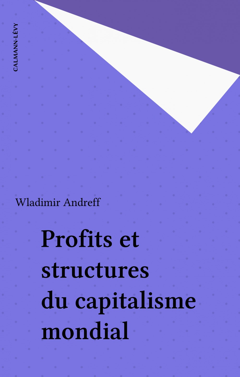 ebook cover of Profits et structures du capitalisme mondial, by Wladimir Andreff