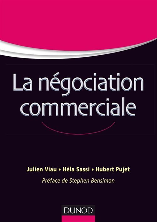 Couverture ebook de La négociation commerciale, de Hubert Pujet, Héla Sassi, Julein Viau