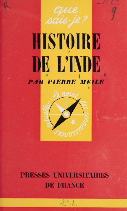 ebook cover of Histoire de l'Inde, by Andre Guimbretiere, Jean-Luc Chambard, Pierre Meile