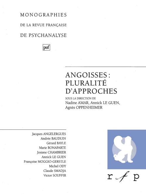 ebook cover of Angoisses : pluralité d'approches, by Nadine Amar, Annick Le guen, Agnès Oppenheimer