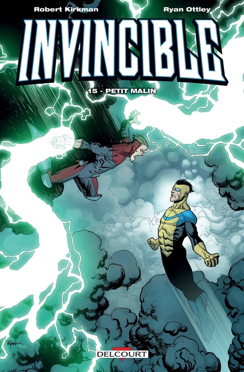 ebook cover of Invincible T15 - Petit malin, by Robert Kirkman, Ryan Ottley
