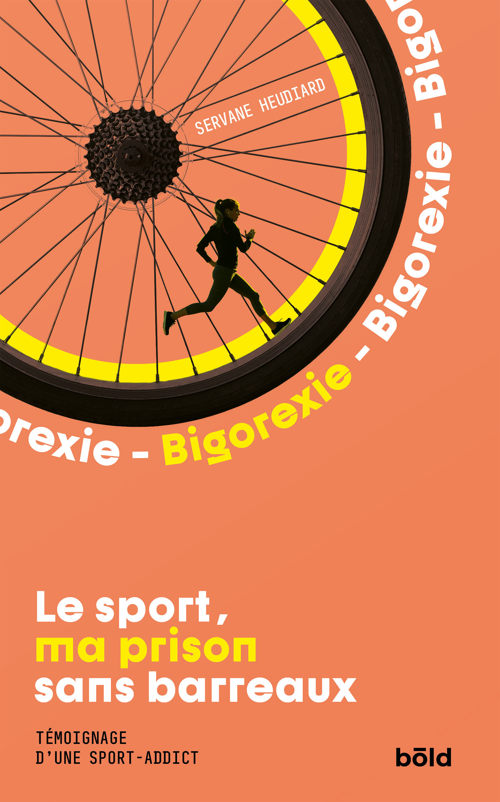 Couverture ebook de Le Sport, ma prison sans barreaux, de Servane Heudiard