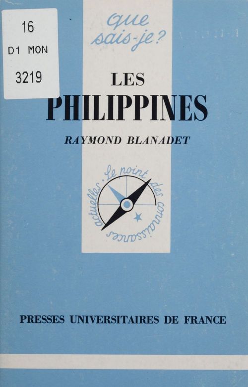 Couverture ebook de Les Philippines, de Raymond Blanadet