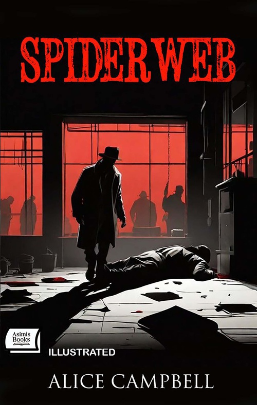 ebook cover of Spiderweb. Illustrated, by Alice Campbell