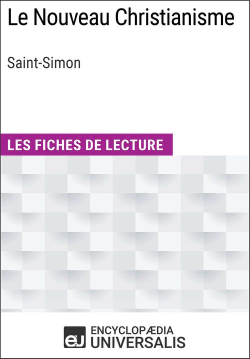 ebook cover of Le Nouveau Christianisme de Saint-Simon, by Encyclopaedia Universalis