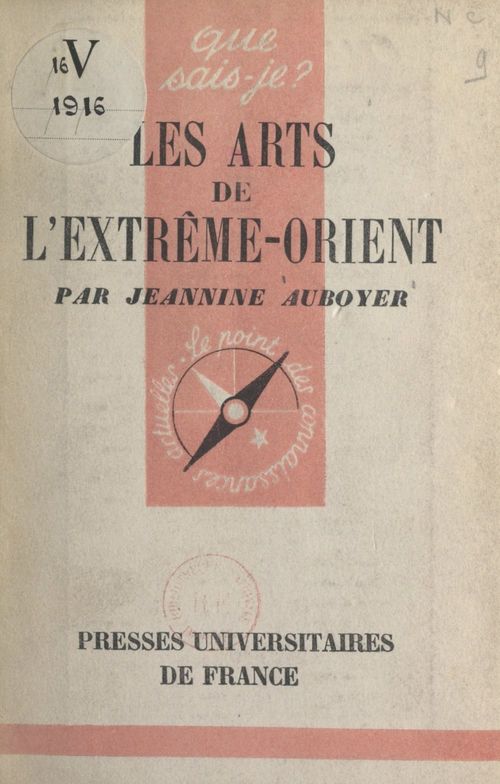 ebook cover of Les arts de l'Extrême-Orient, by Jeannine Auboyer