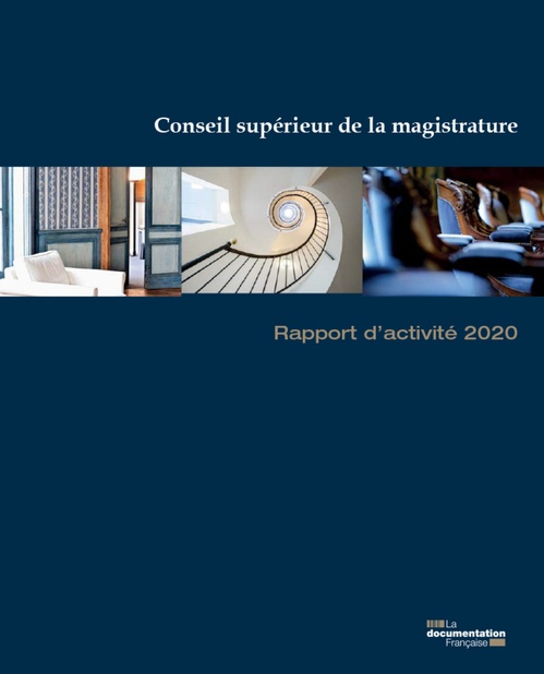 Couverture ebook de Rapport d'activité 2020 du Conseil supérieur de la magistrature, de Conseil supérieur de la magistrature