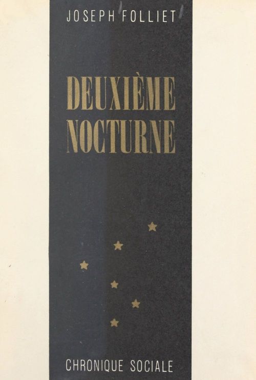 ebook cover of Deuxième nocturne, by Joseph Folliet