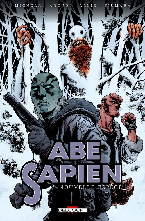 ebook cover of Abe Sapien T03 - Nouvelle espèce, by Scott Allie, John Arcudi, Max Fiumara, Sebastiàn Fiumara, Mike Mignola