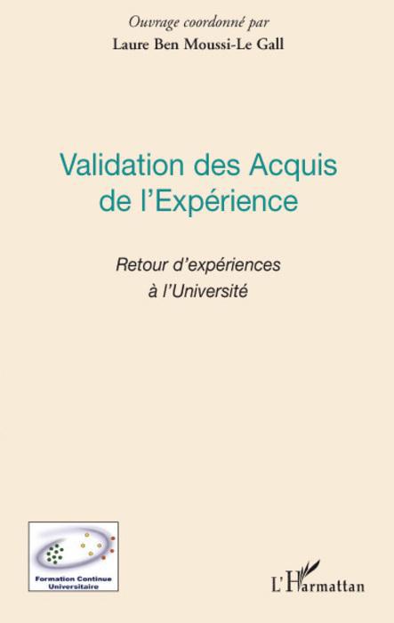 Couverture ebook de Validation des Acquis de l'Expérience, de Laure Ben moussi-le gall