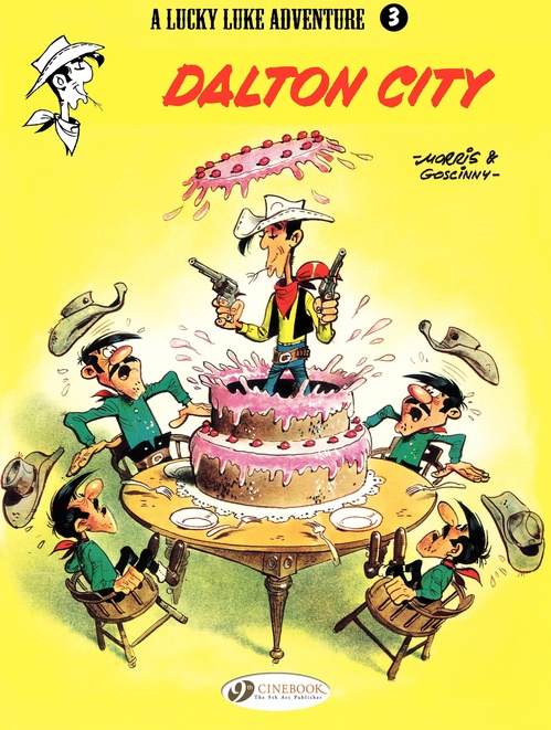 ebook cover of Lucky Luke - Volume 3 - Dalton City, by René Goscinny, Morris