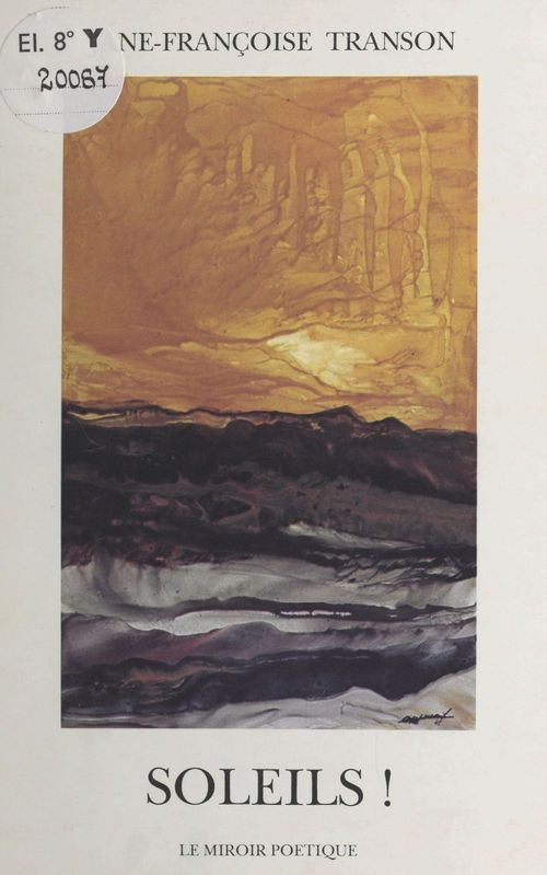 ebook cover of Soleils !, by Jane-Francoise Transon
