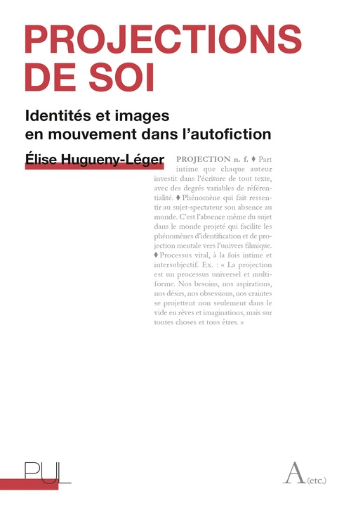 ebook cover of Projections de soi, by Elise Hugueny-Léger