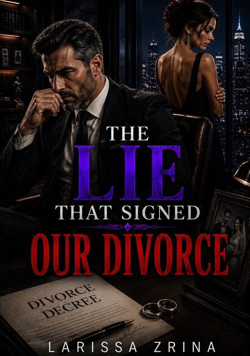Couverture ebook de The Lie That Signed Our Divorce, de Larissa Zrina