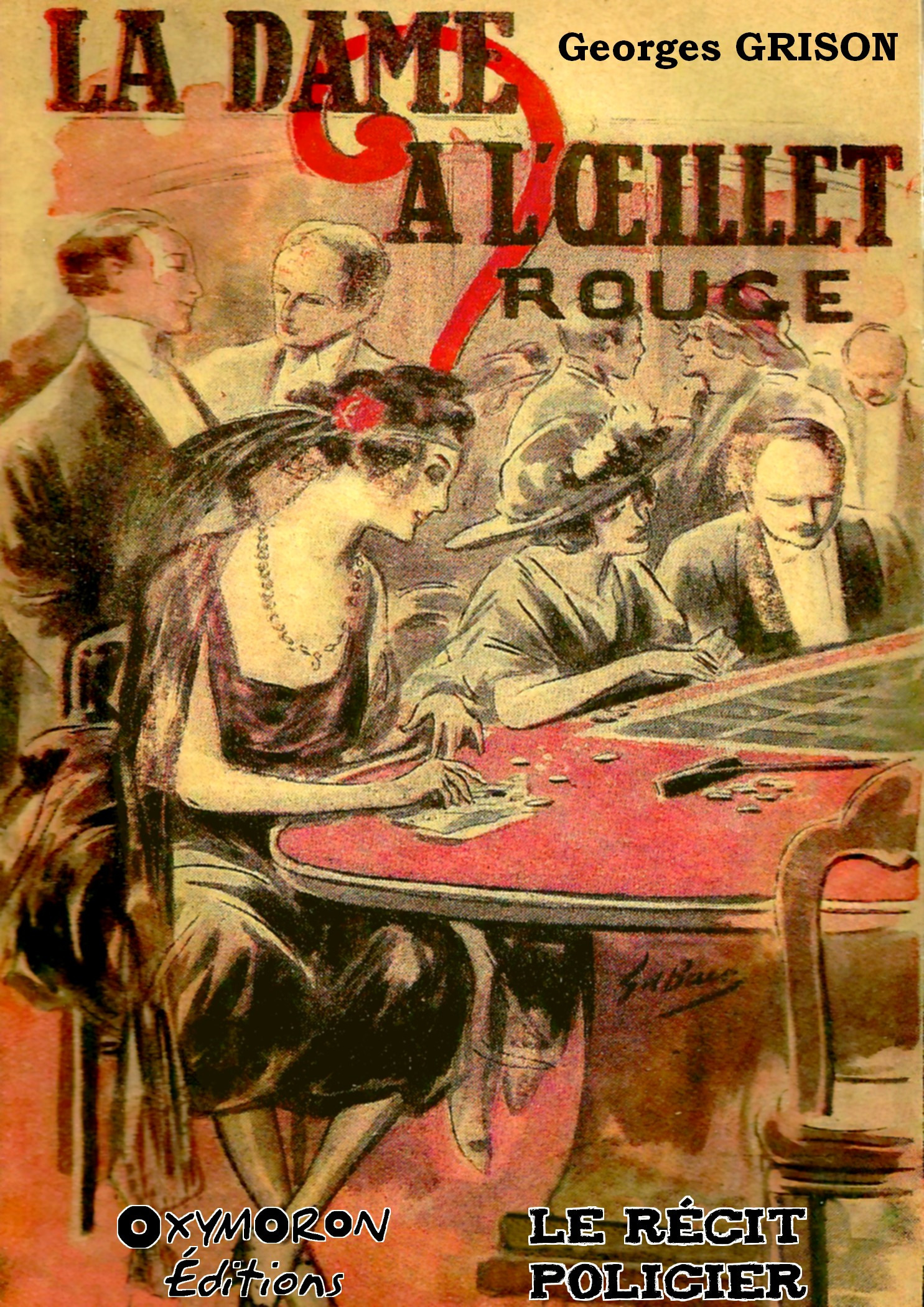 ebook cover of La dame à l'oeillet rouge, by Georges Grison
