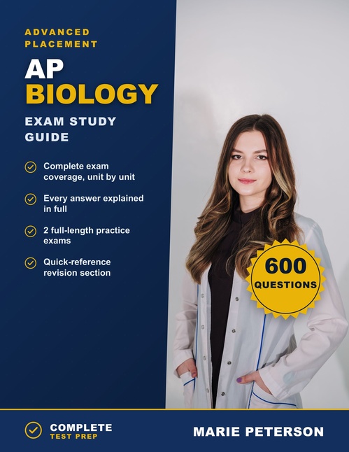 Couverture ebook de AP Biology Premium Test Prep, de Marie Peterson