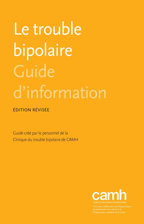 Couverture ebook de Le trouble bipolaire, de Clinique Du Trouble Bipolaire De Camh