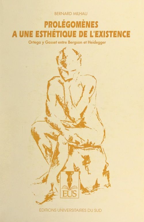 ebook cover of Prolégomènes à une esthétique de l'existence, by Bernard Milhau