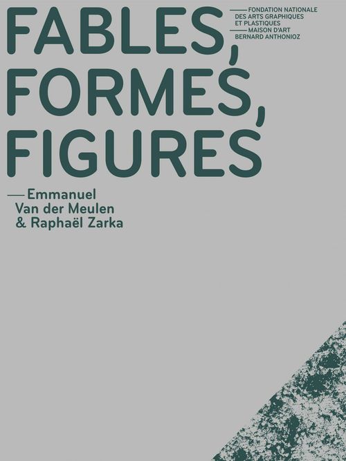 ebook cover of Fables, formes, figures, by Emmanuel Van Der Meulen, Raphael Zarka