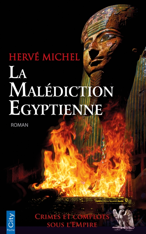 Couverture ebook de La malédiction égyptienne, de Hervé Michel