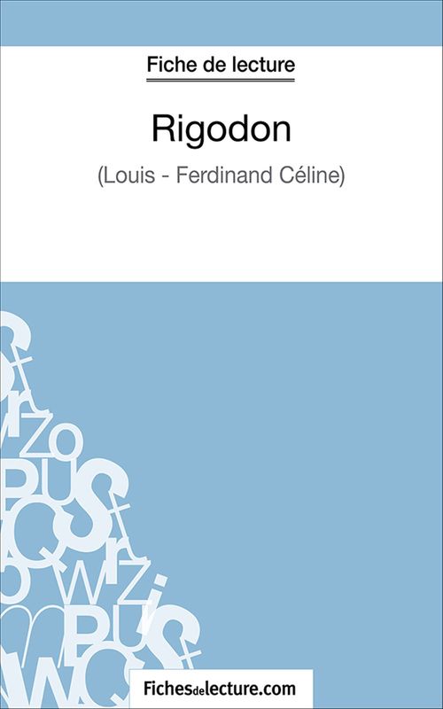 ebook cover of Rigodon, by Fichesdelecture.Com, Hubert Viteux