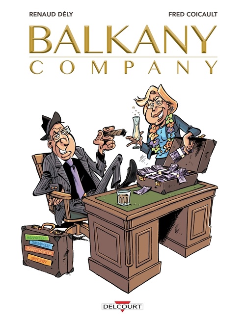 Couverture ebook de Balkany Company, de Renaud Dély