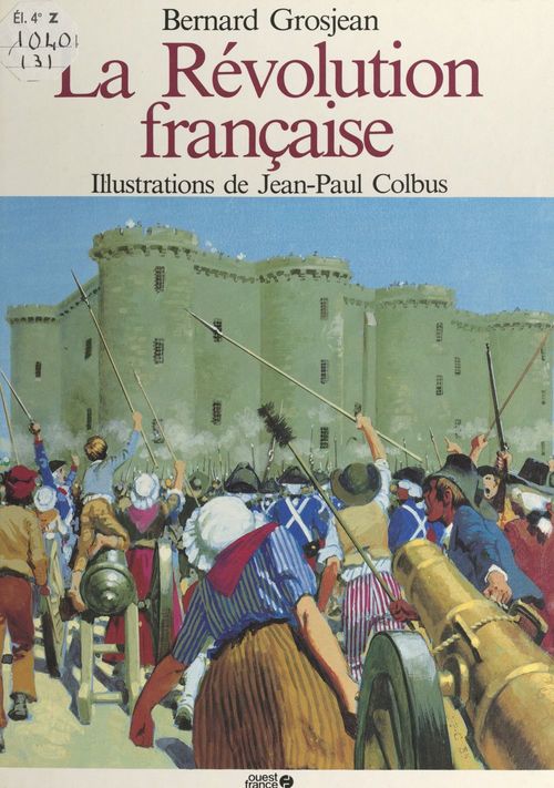 Couverture ebook de La Révolution française, de Bernard Grosjean