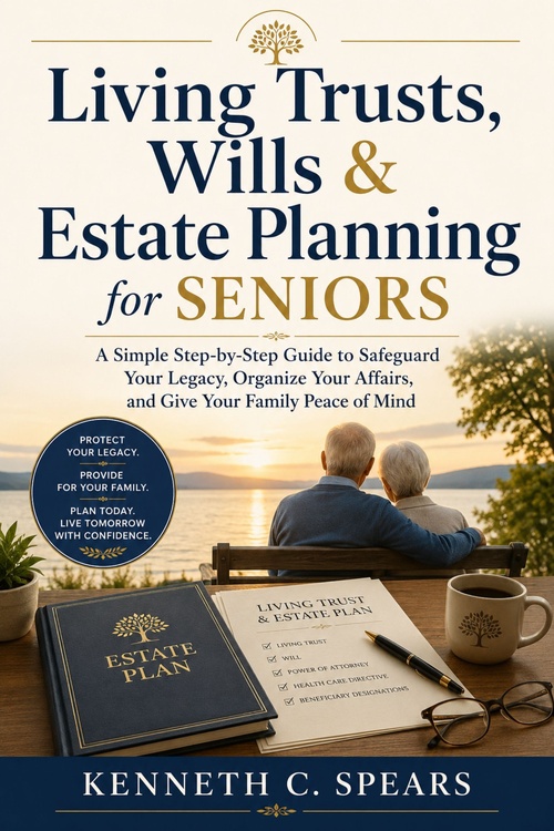 ebook cover of Living Trusts, Wills & Estate Planning for Seniors, by Kenneth C. Spears