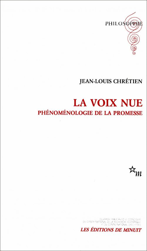 Couverture ebook de La Voix nue, de Jean-Louis Chrétien
