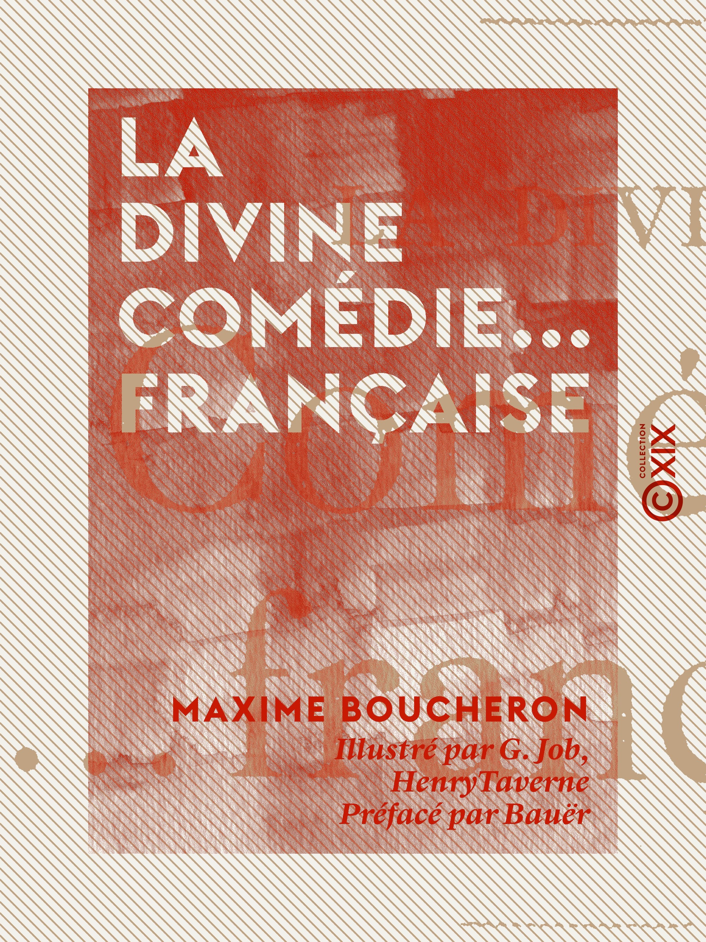 ebook cover of La Divine Comédie... française, by Bauer, Maxime Boucheron
