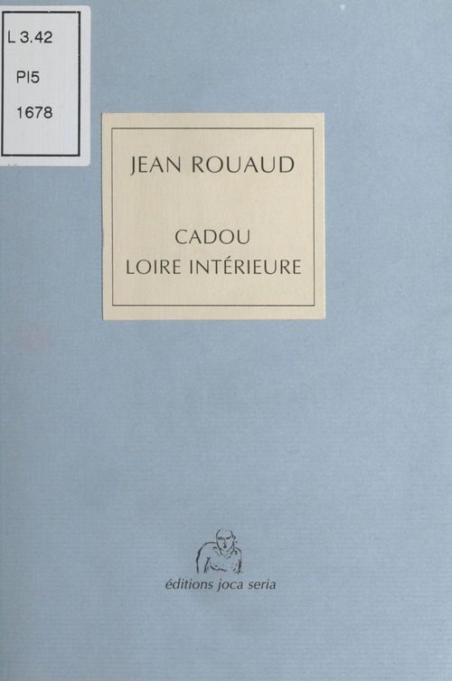 Couverture ebook de Cadou : Loire intérieure, de Jean Rouaud
