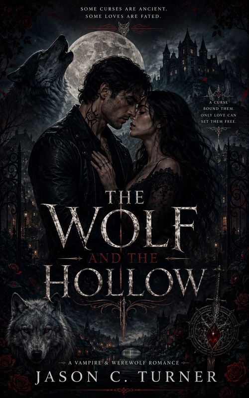 Couverture ebook de THE WOLF AND THE HOLLOW, de Jason C. Turner