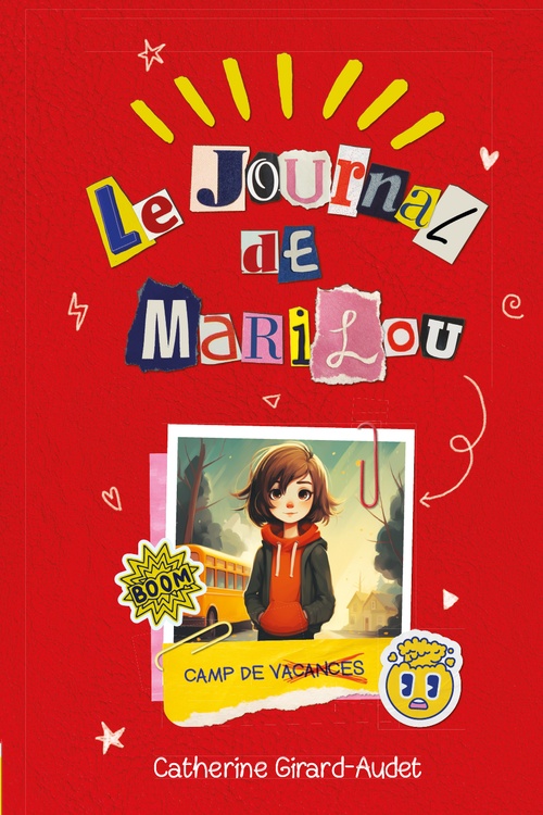 Couverture ebook de Le journal de Marilou - 1. Camp de vacances, de Catherine Girard-Audet