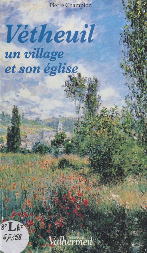 Couverture ebook de Vétheuil, de Pierre Champion