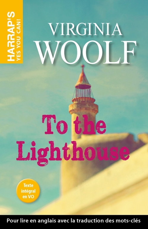 ebook cover of Harrap's To the lighthouse, by Virginia Woolf
