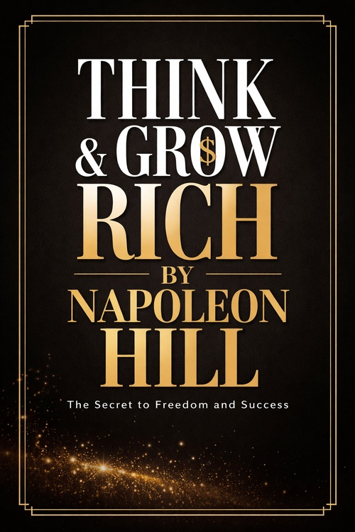 ebook cover of Think and Grow Rich, by Napoleon Hill