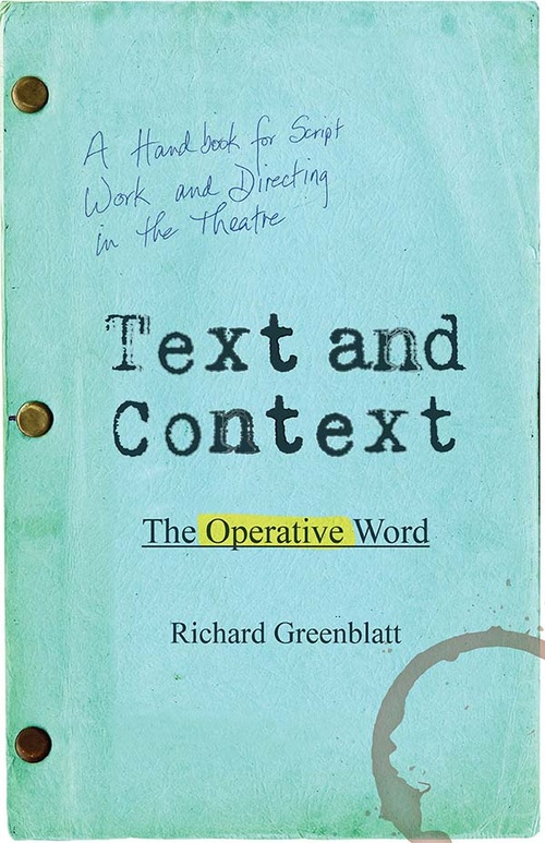 ebook cover of Text and Context, by Richard Greenblatt