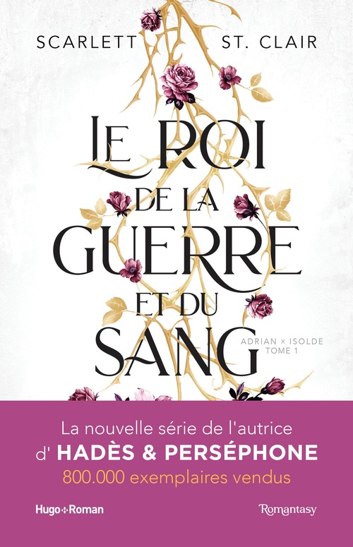 Couverture ebook de Le roi de la guerre et du sang, de Scarlett St. Clair