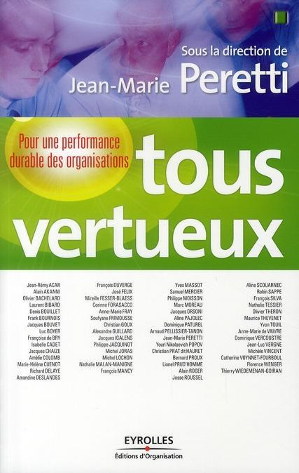 Couverture ebook de Tous vertueux, de Peretti Jean-Marie