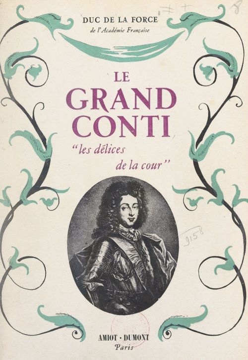 ebook cover of Le grand Conti, by Auguste De La Force